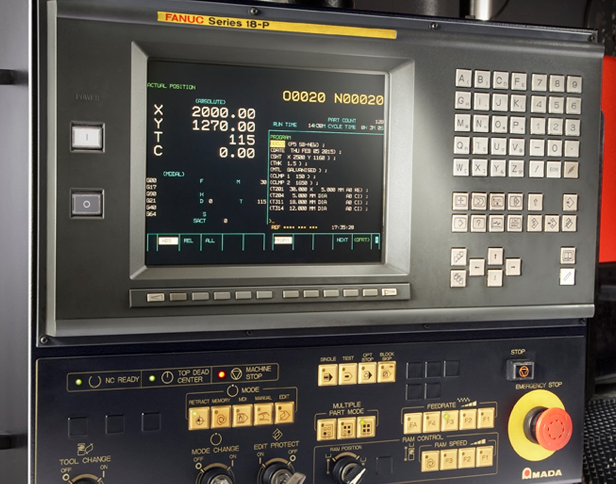 Vipros control panel CNC punch